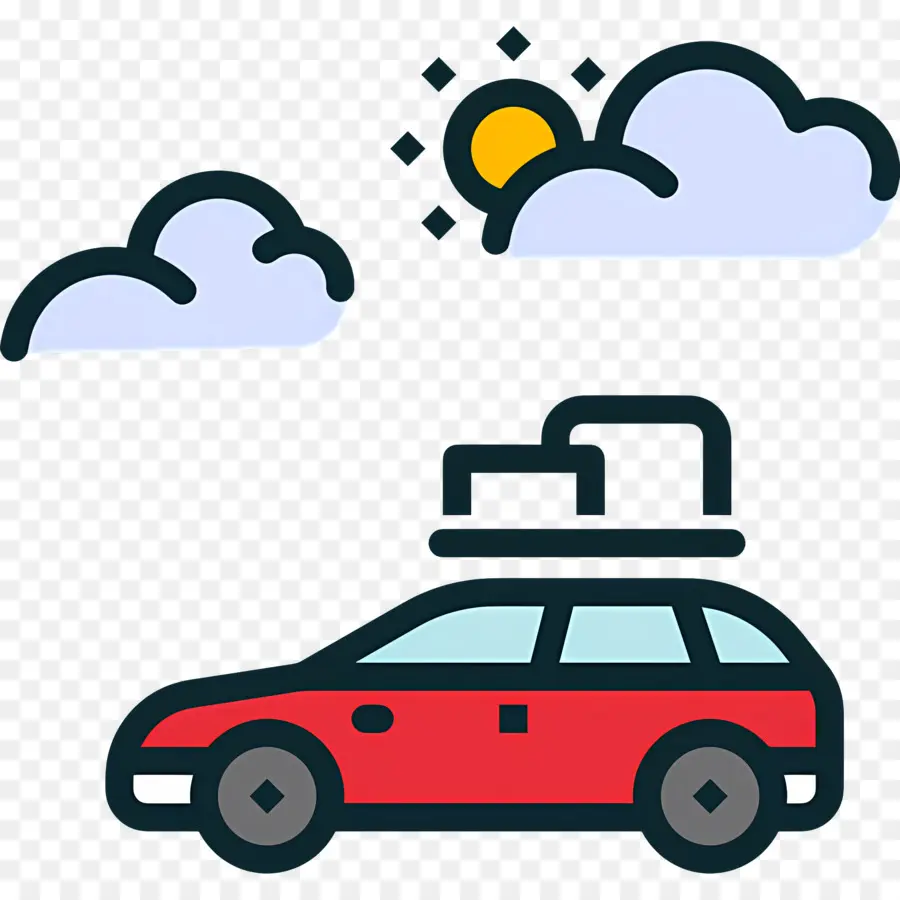 Viaje De Camping，Coche PNG