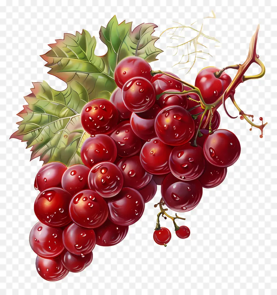 Las Uvas Rojas，Las Uvas PNG