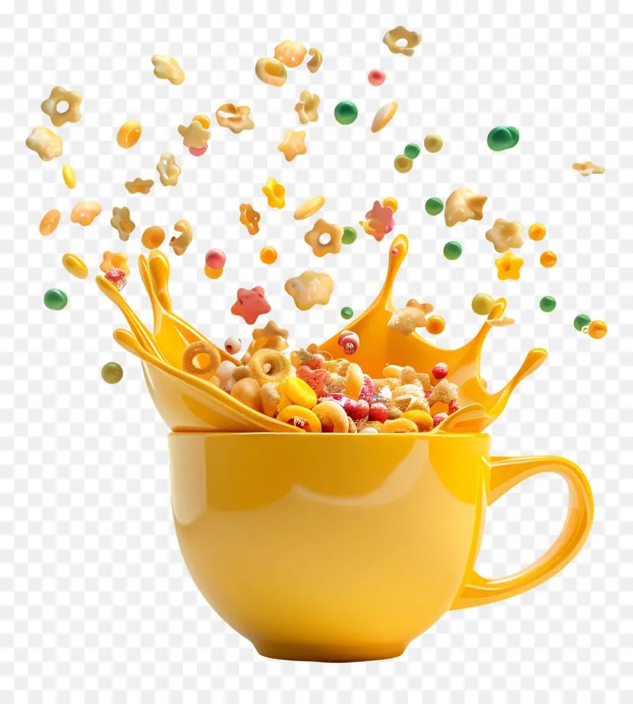 Cereales De Desayuno，Chapoteo De Cereal PNG