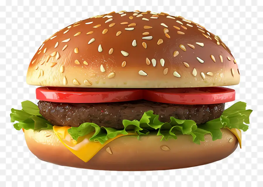 Hamburguesa，Hamburguesa Con Queso PNG