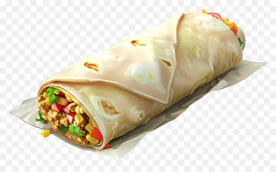 Burrito，Envuelva PNG