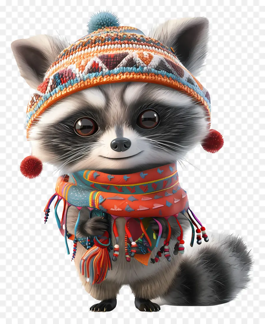 Lindo Mapache，Mapache PNG