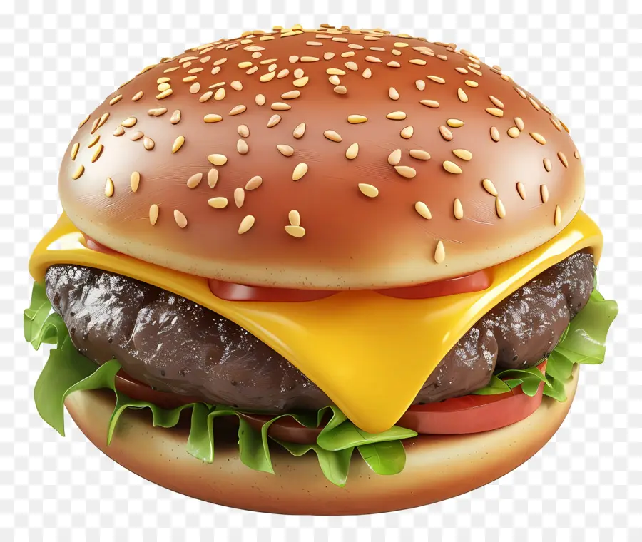 Hamburguesa Con Queso，Lechuga PNG