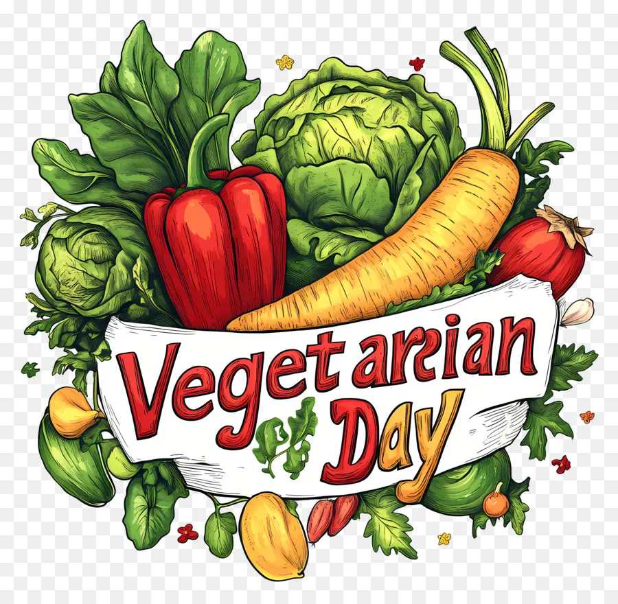 En El Día Mundial Vegetariano，Verduras PNG