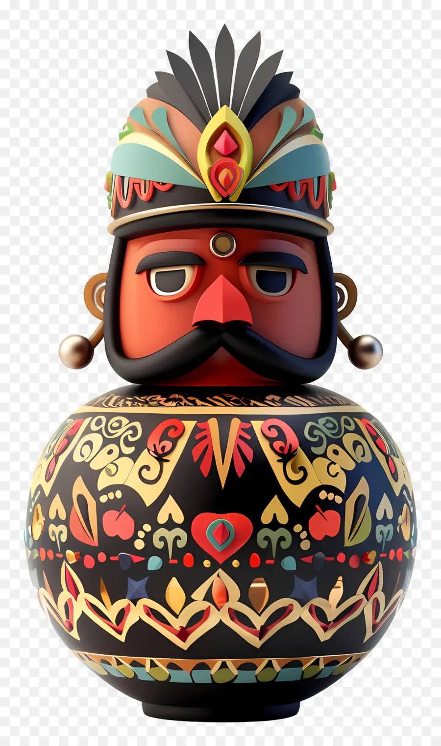 Jarrón Tradicional，Figura Decorativa PNG