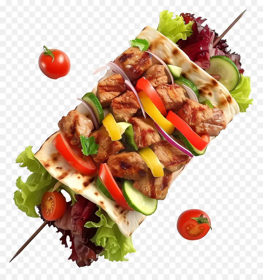 Kebab，Pincho De Carne A La Parrilla PNG