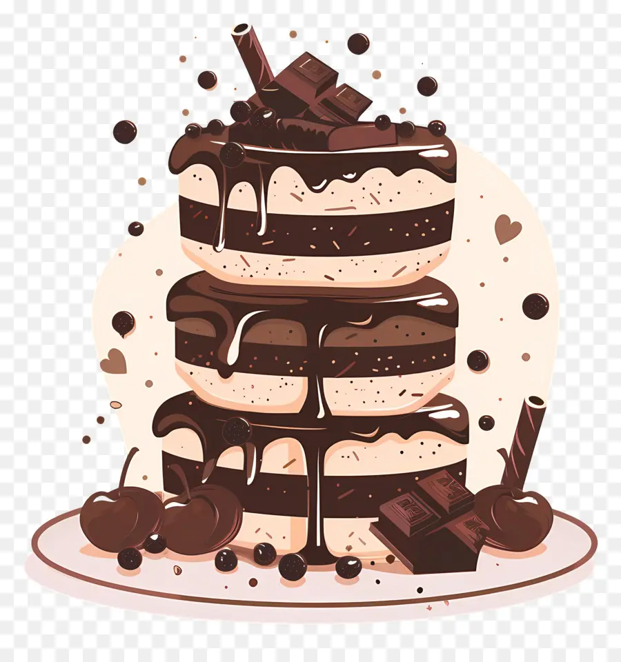 Postre De Chocolate，Pastel De Chocolate PNG