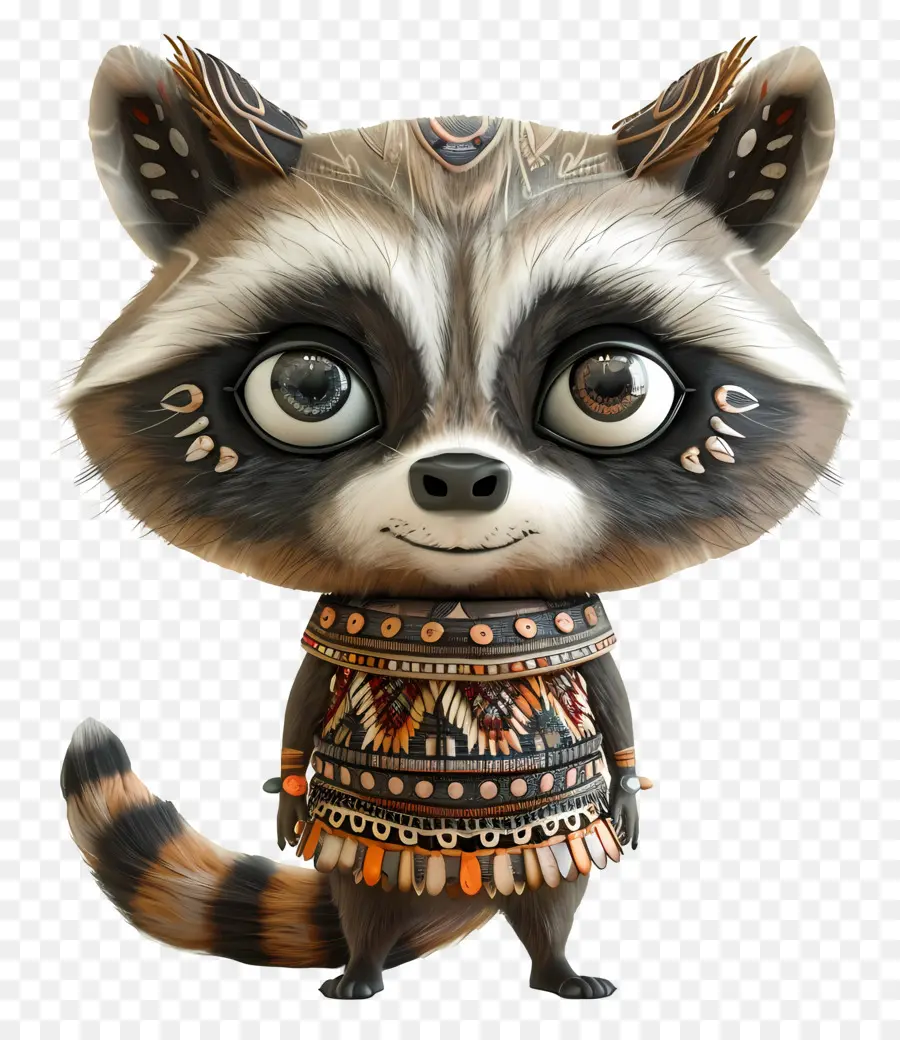 Lindo Mapache，Mapache PNG