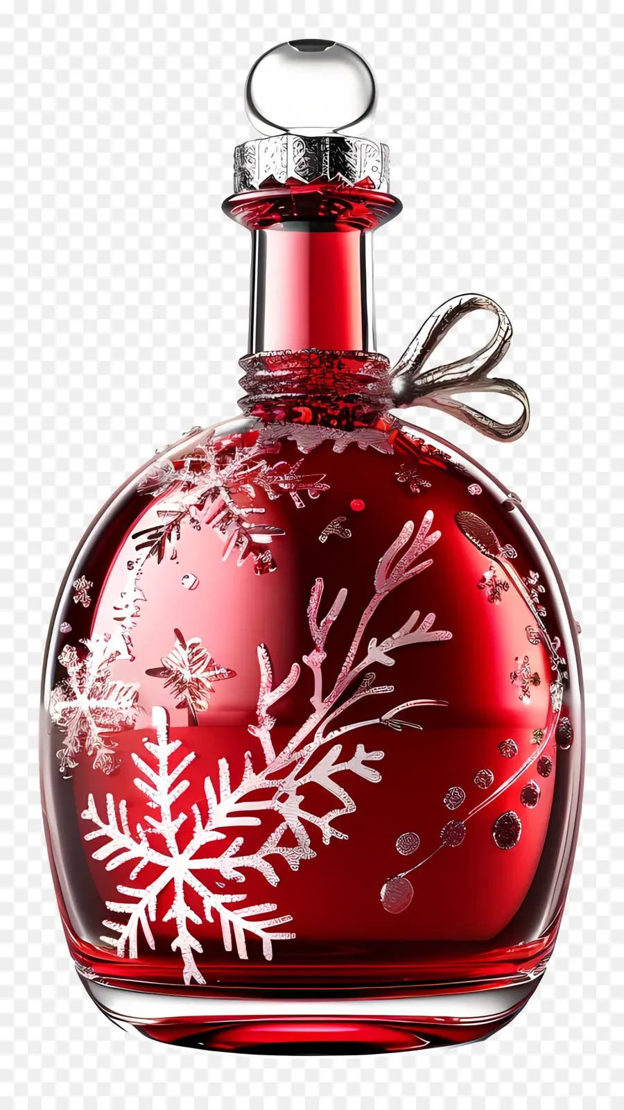 Botella De Navidad，Rojo De La Botella PNG