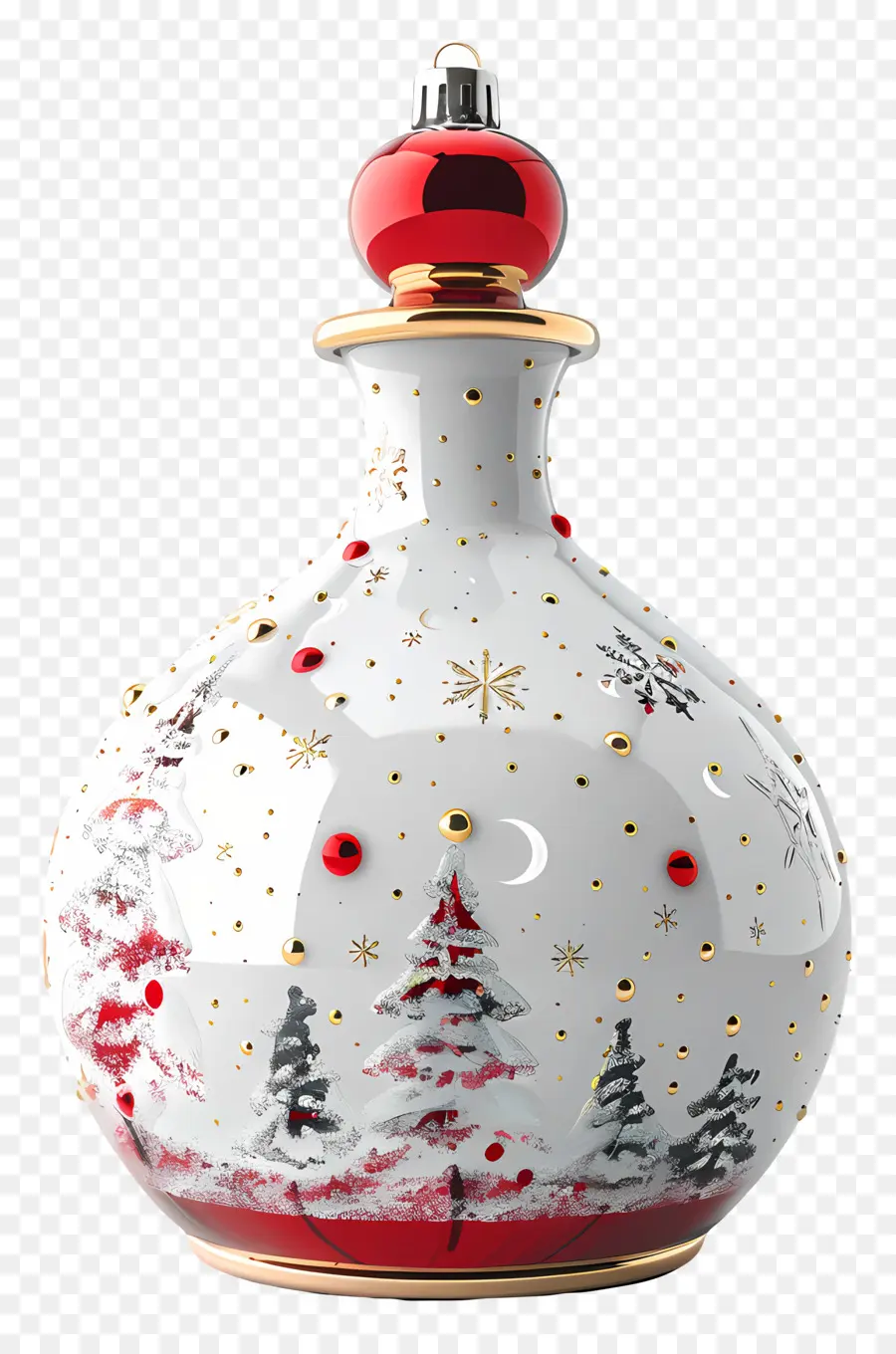 Botella De Navidad，Botella Decorativa PNG