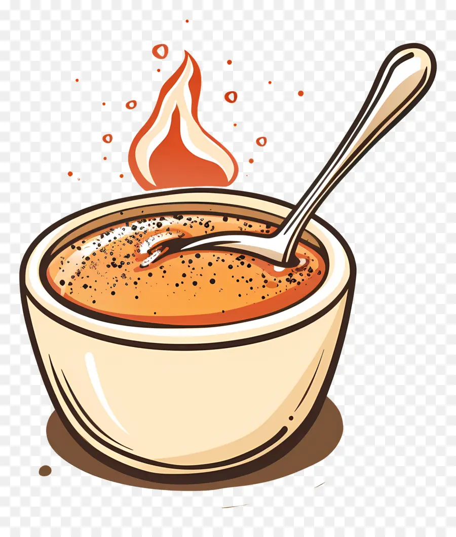 La Crème Brûlée，Sopa Picante PNG