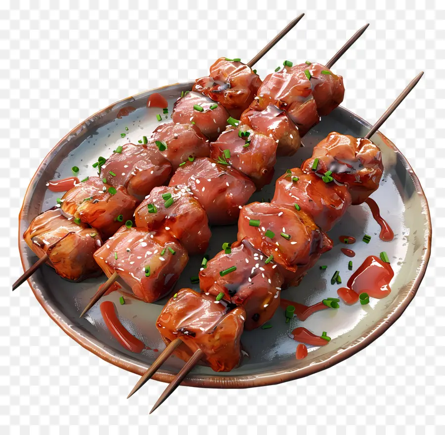 Brochetas De Carne，Brochetas A La Parrilla PNG