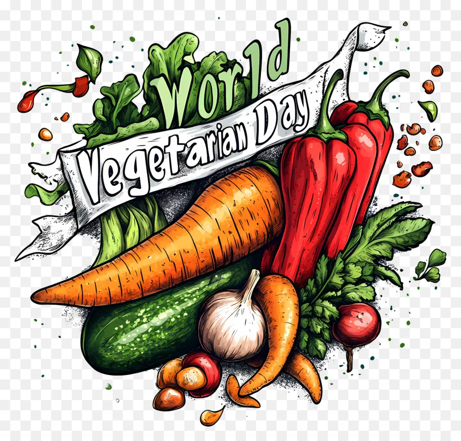 Día Mundial Del Vegetariano，Verduras PNG