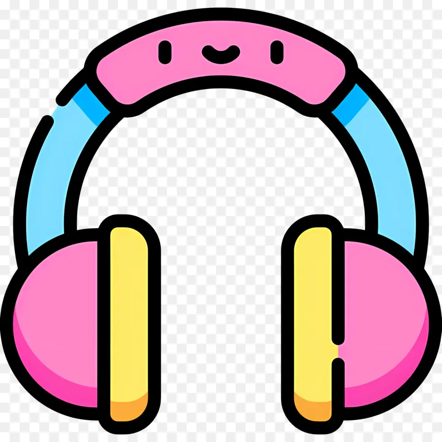 Auriculares，Colorido PNG