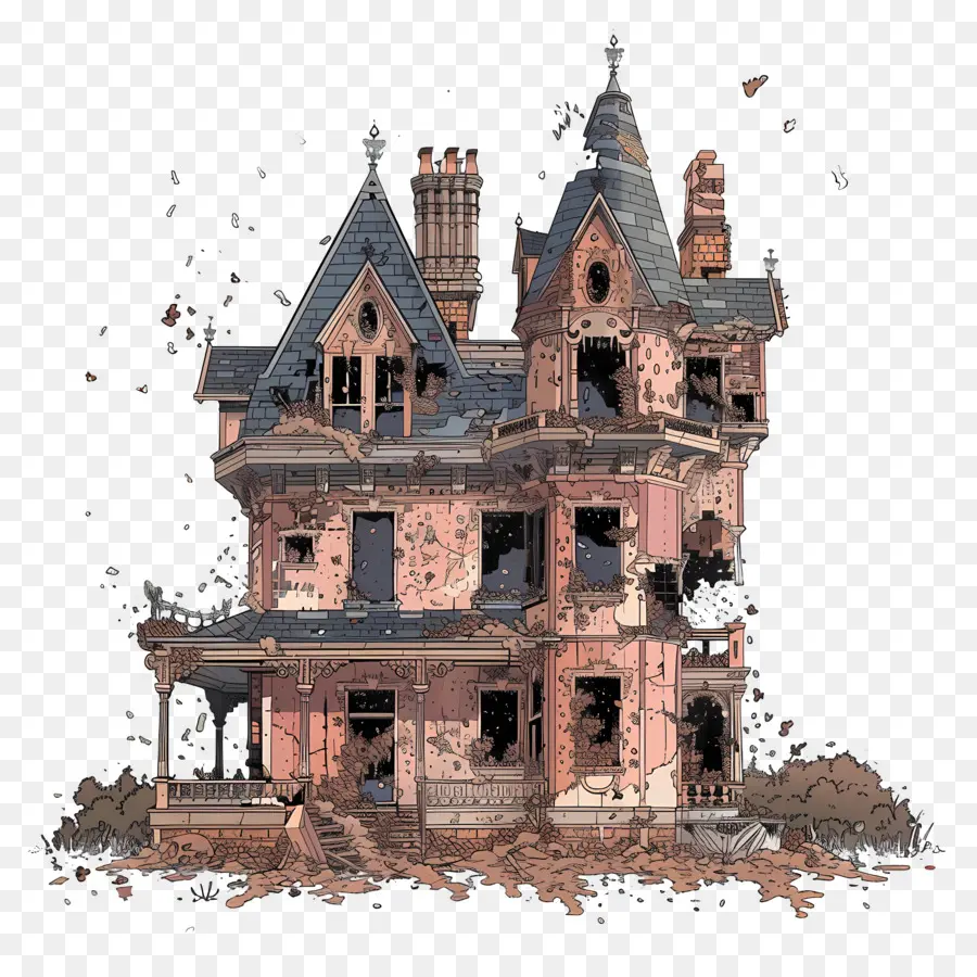 Haunted Mansion，Casa Abandonada PNG