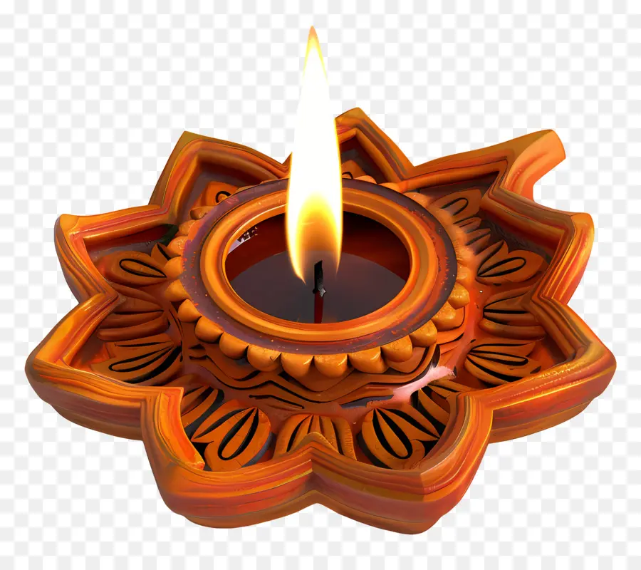 Diwali Diya，Lámpara De Aceite PNG