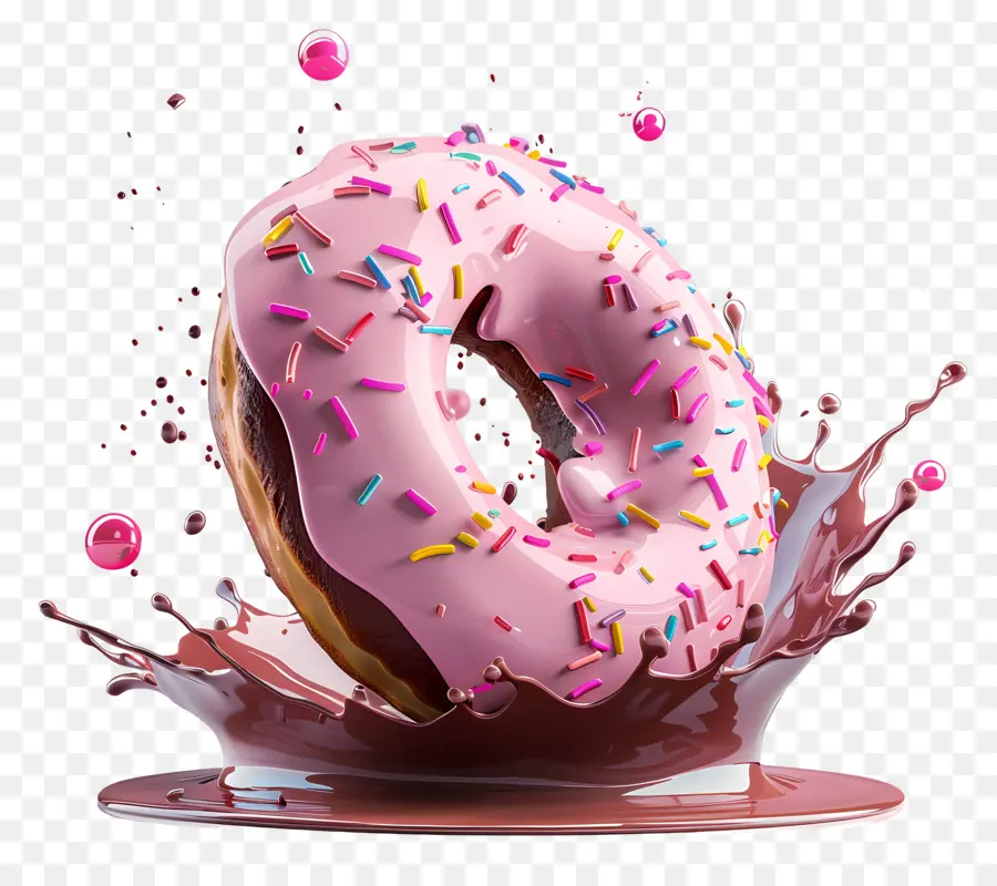 Rosquilla，Donut Colorido PNG