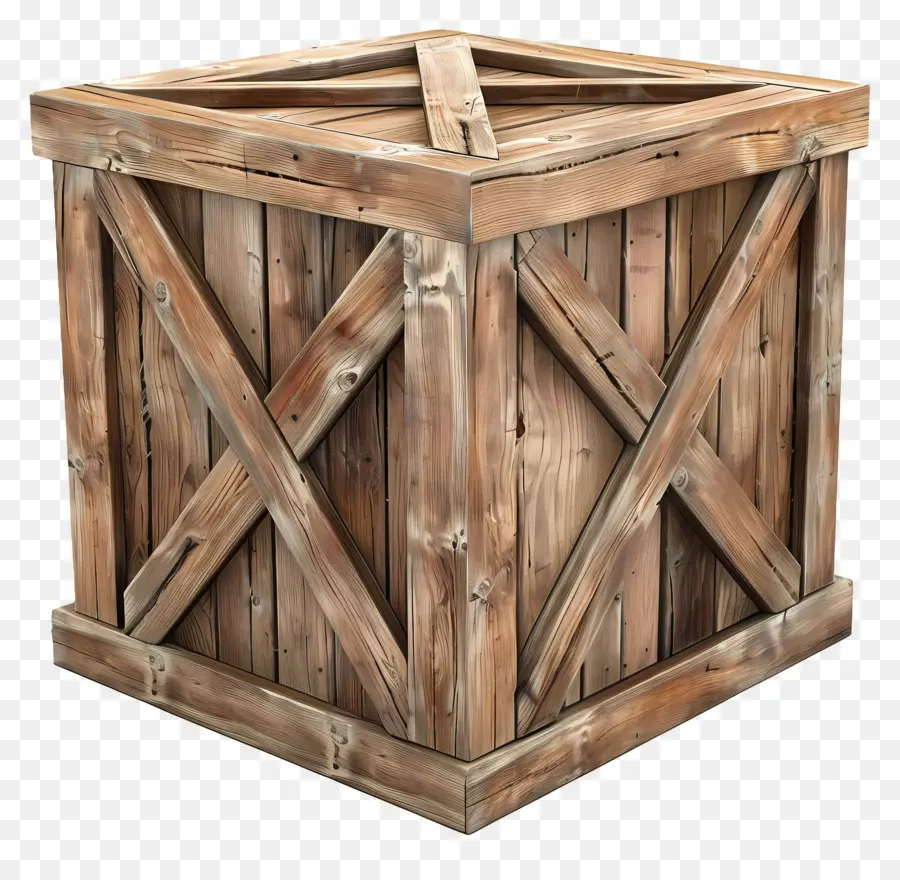 Caja De Madera De Carga，Caja De Madera PNG