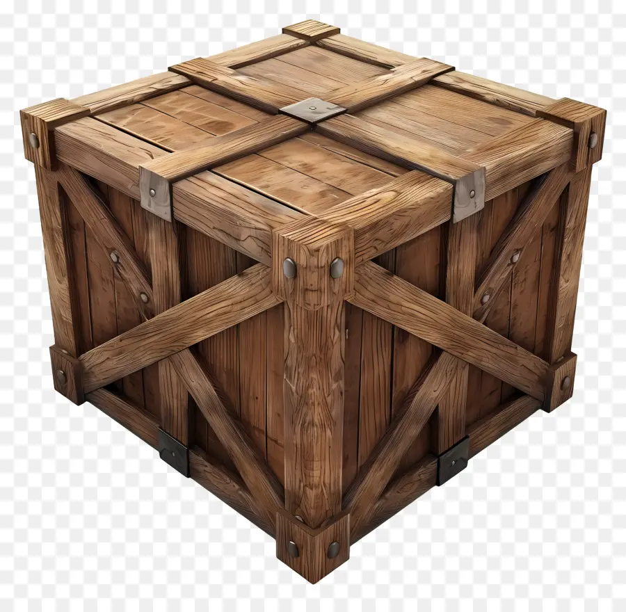 Caja De Madera De Carga，Caja De Madera PNG