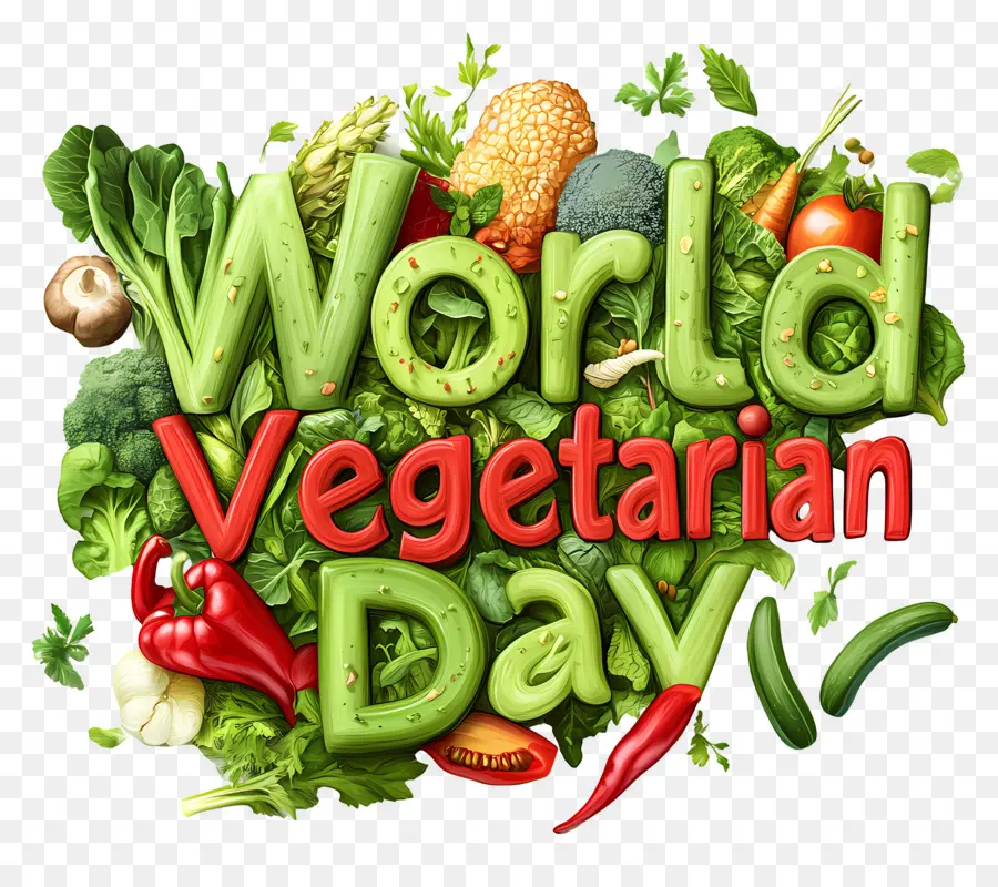 Día Mundial Del Vegetariano，Verduras PNG