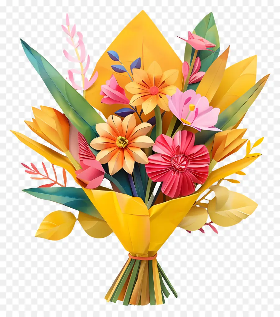 Bouquet Of Flowers，Ramo De Flores PNG