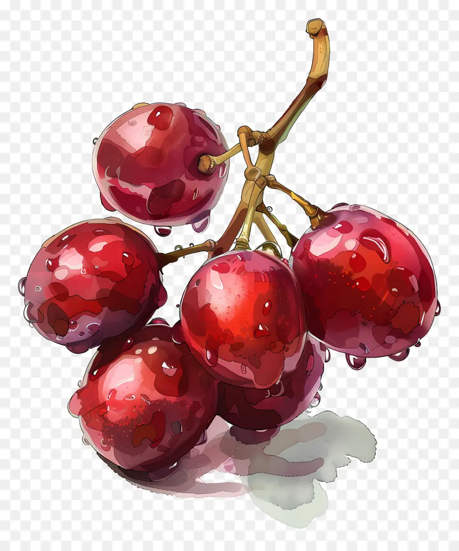 Uvas Rojas，Uvas PNG