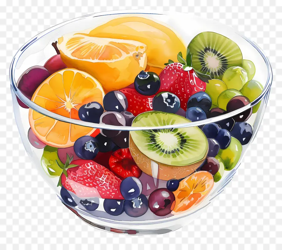 Plato De Fruta，Ensalada De Fruta PNG