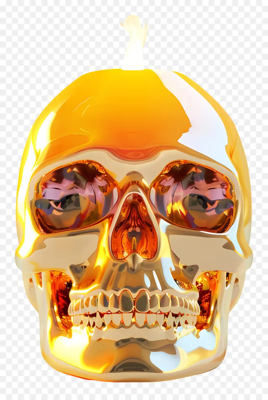 Vela Calavera，Calavera Dorada PNG