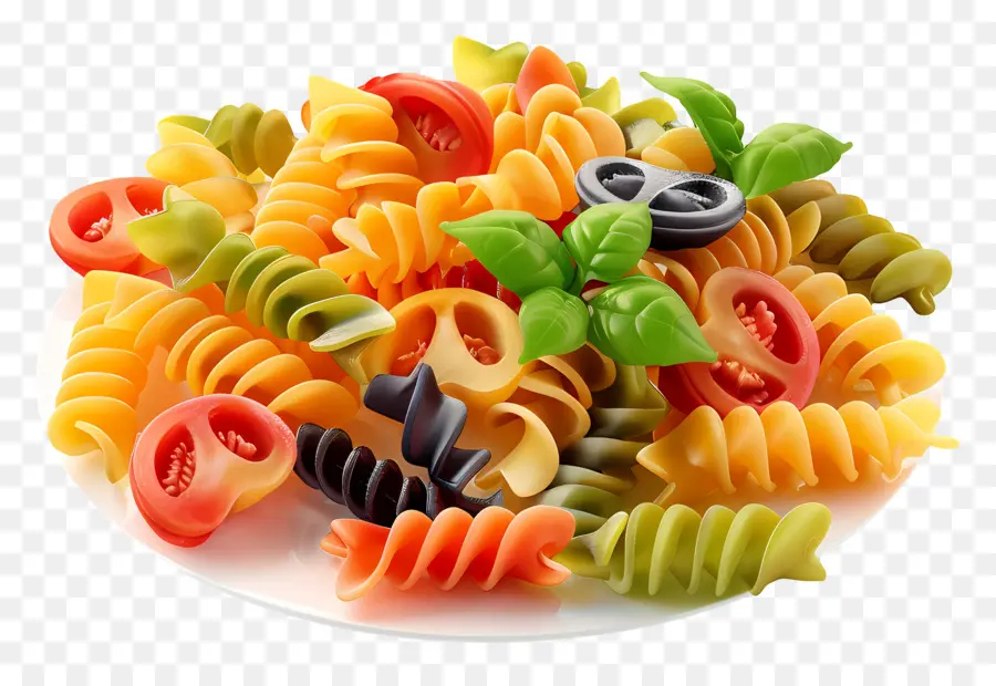 Ensalada De Pasta，Ensalada De Pasta Colorida PNG