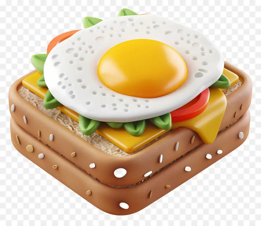 Sandwich，Sándwich Con Huevo PNG