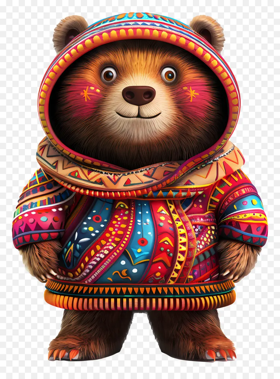 Lindo Oso De，Oso En Sudadera Con Capucha PNG