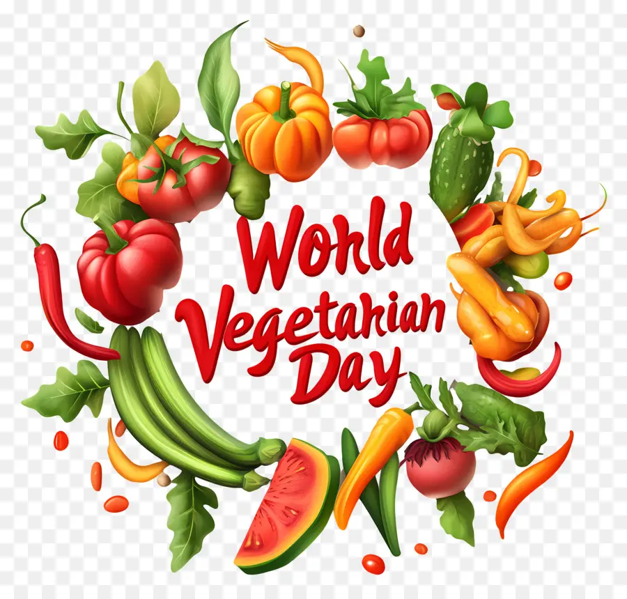 Día Mundial Del Vegetariano，Verduras PNG