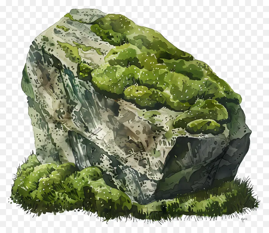 Mossy Rock，Piedra PNG