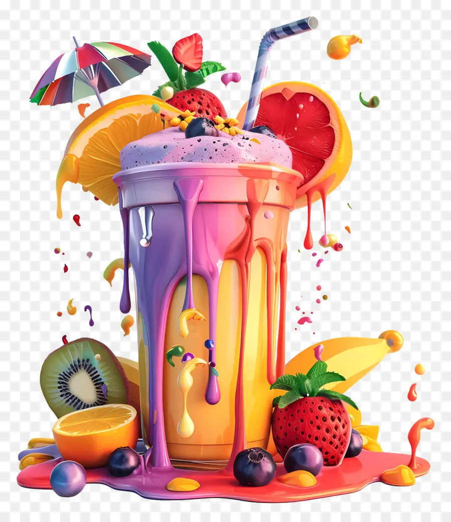 Batido，Batido De Fruta PNG