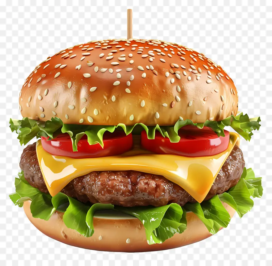 Hamburguesa Con Queso，Hamburguesa PNG