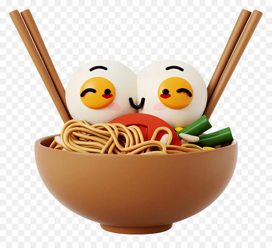 Ramen En Tazón，Plato De Fideos PNG