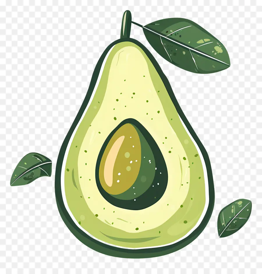 Palta，Mitades De Aguacate PNG