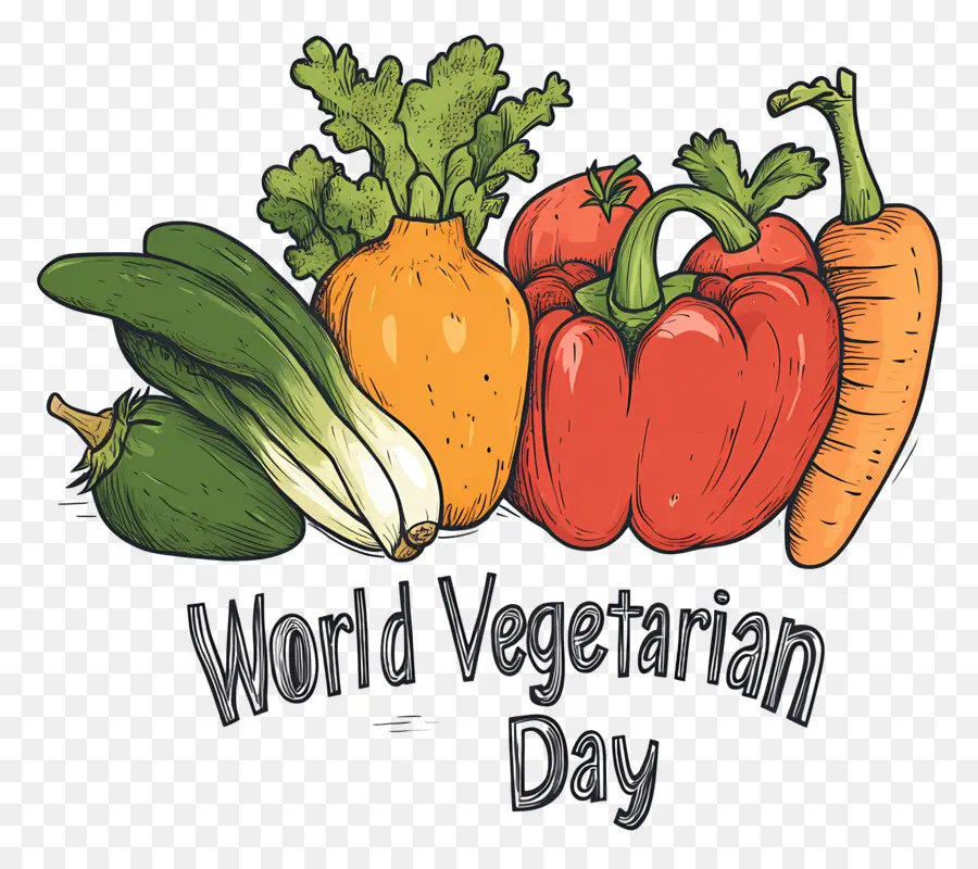 Día Mundial Del Vegetariano，Verduras PNG