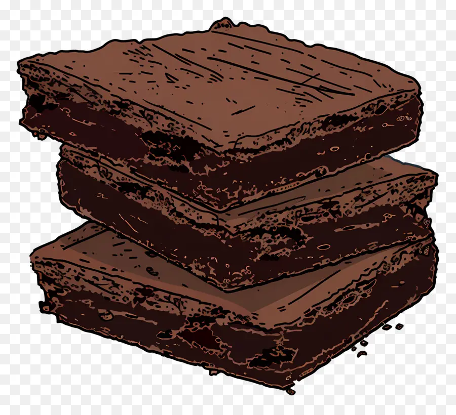 Brownies，Chocolate PNG