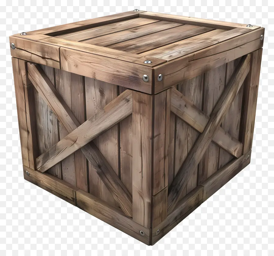 Caja De Madera De Carga，Caja De Madera PNG