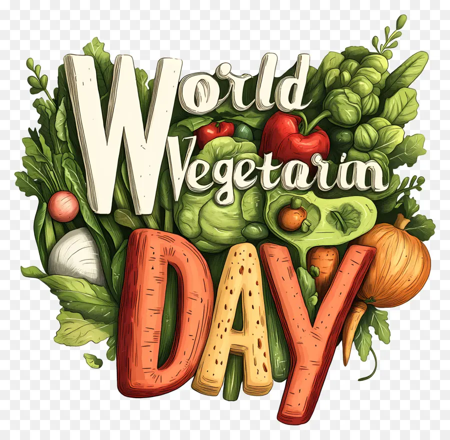 Día Mundial Del Vegetariano，Verduras PNG