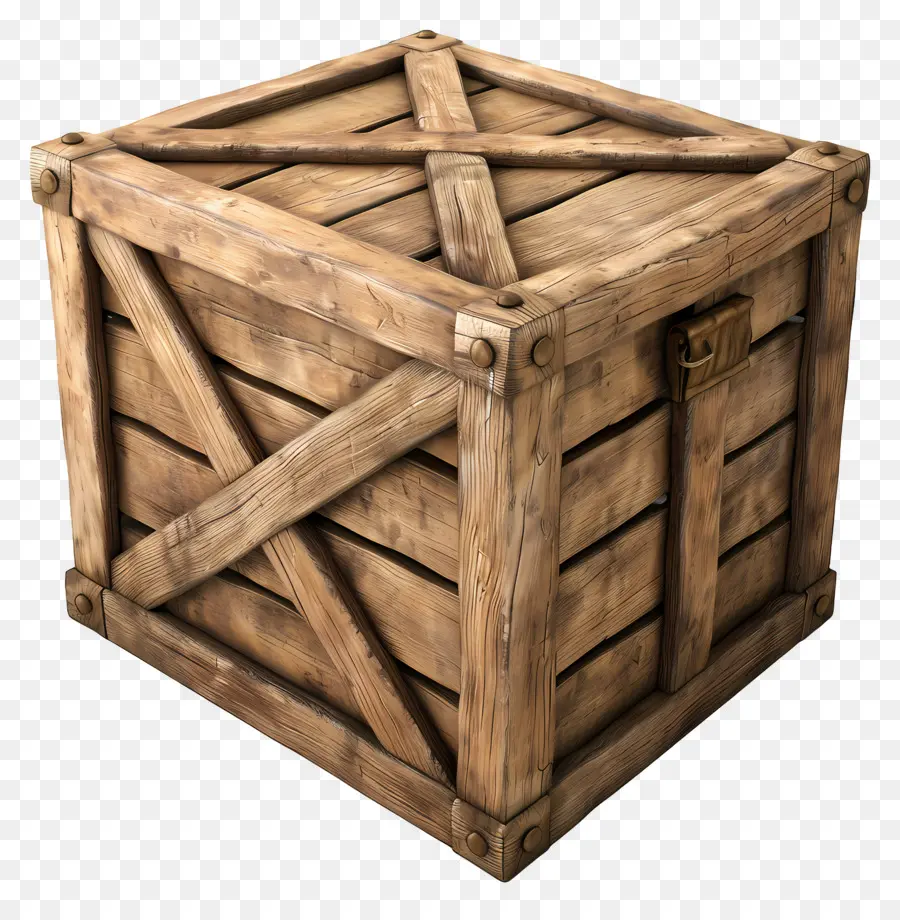 Caja De Madera De Carga，Caja De Madera PNG