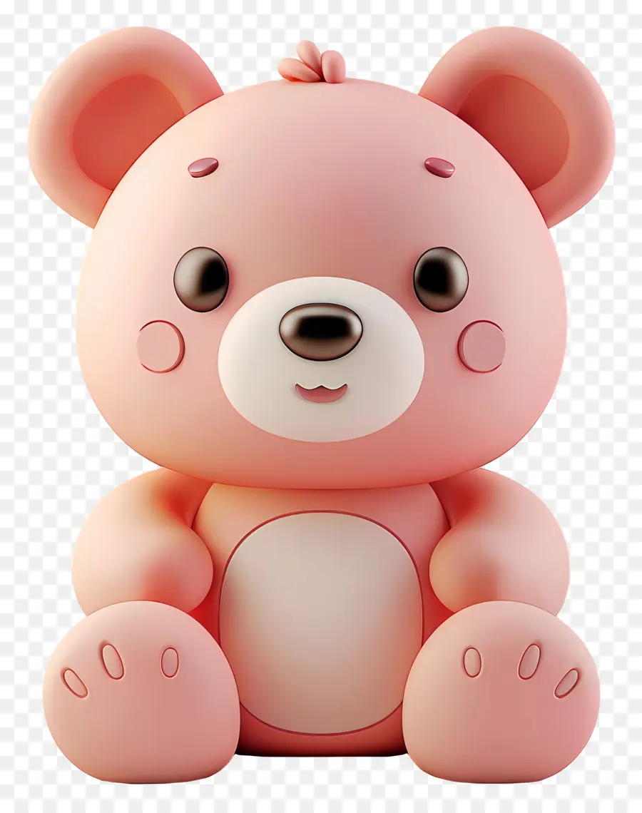 Oso De Peluche，Oso Rosa PNG