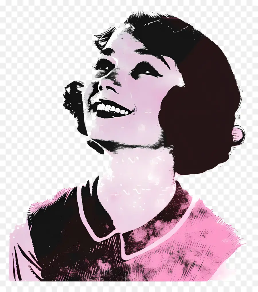 Figura Femenina，Mujer Sonriente PNG