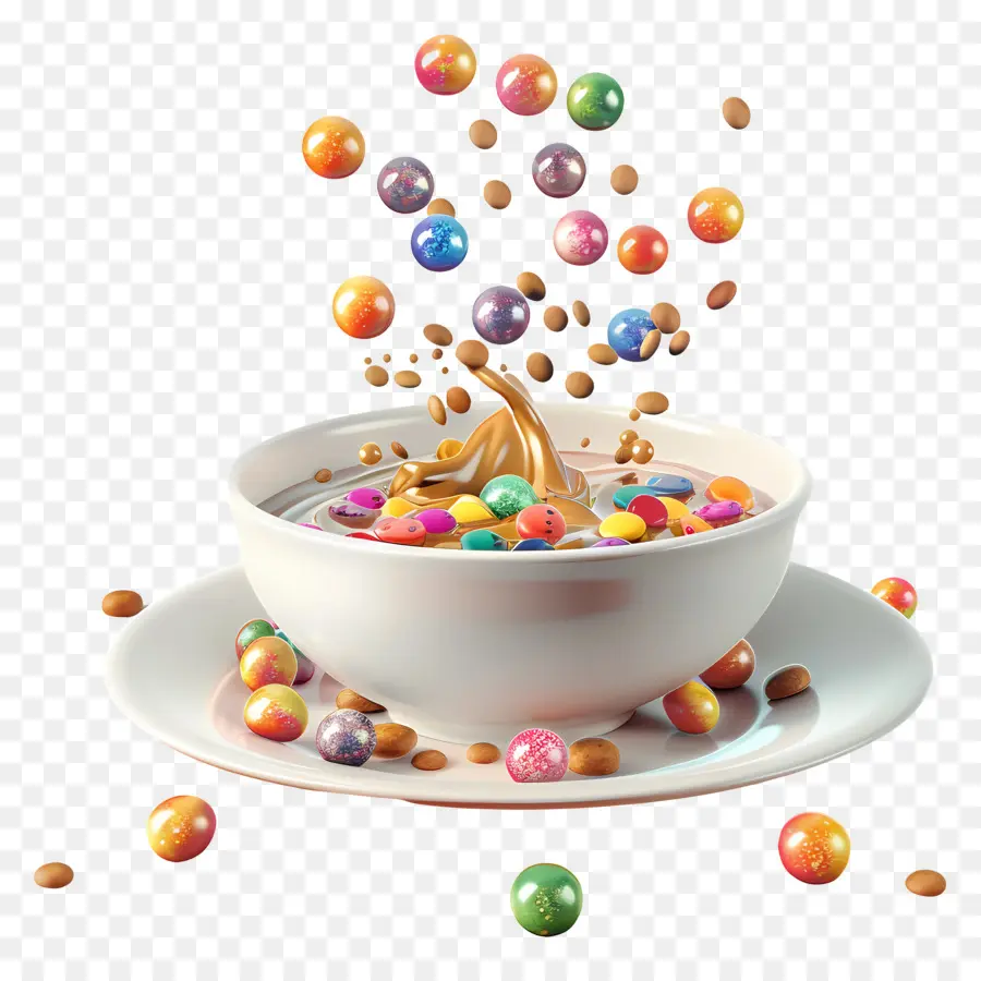 Desayuno De Cereales，Cereal Colorido PNG