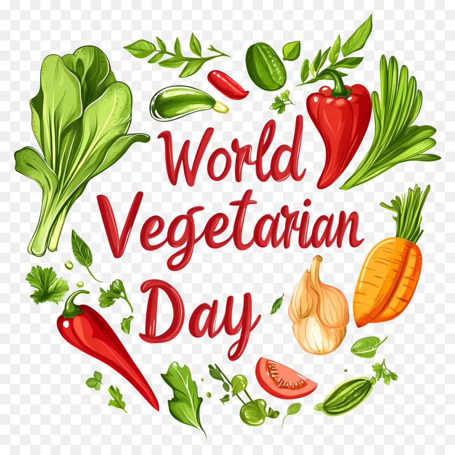 Día Mundial Del Vegetariano，Verduras PNG