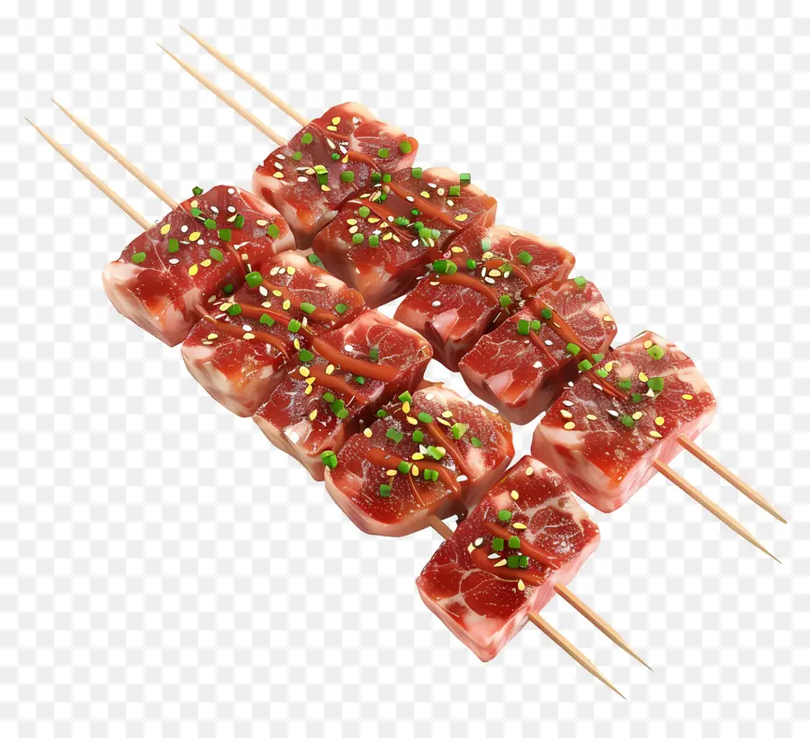 Brochetas De Carne，Barbacoa PNG