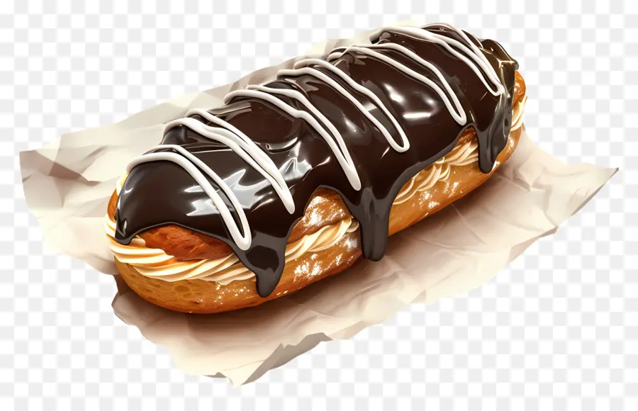 Eclair，Pasteles PNG