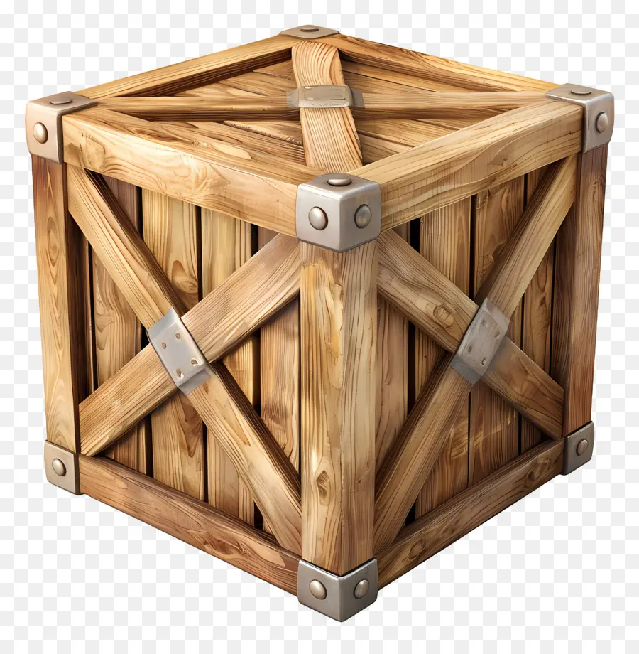 Caja De Madera De Carga，Caja De Madera PNG