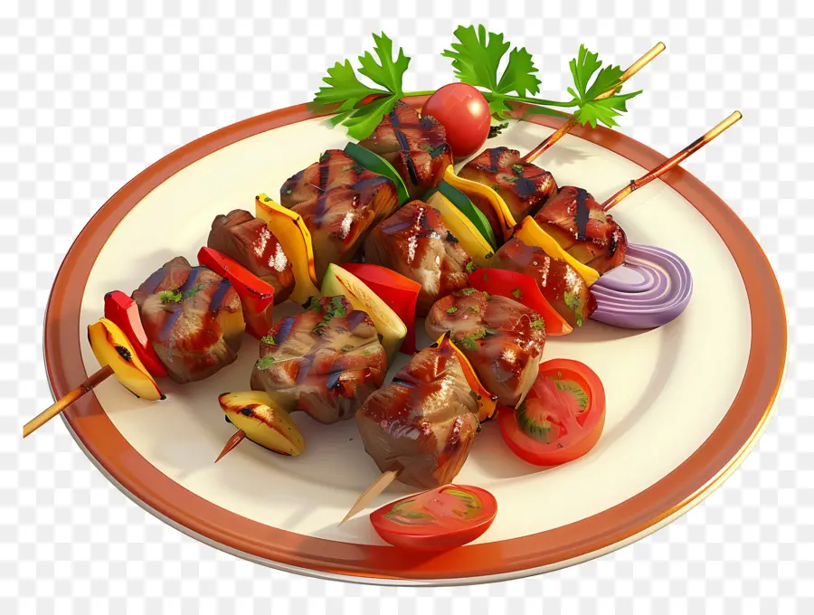 Brocheta，Brochetas A La Parrilla PNG